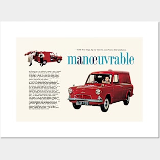FORD ANGLIA VAN - advert Posters and Art